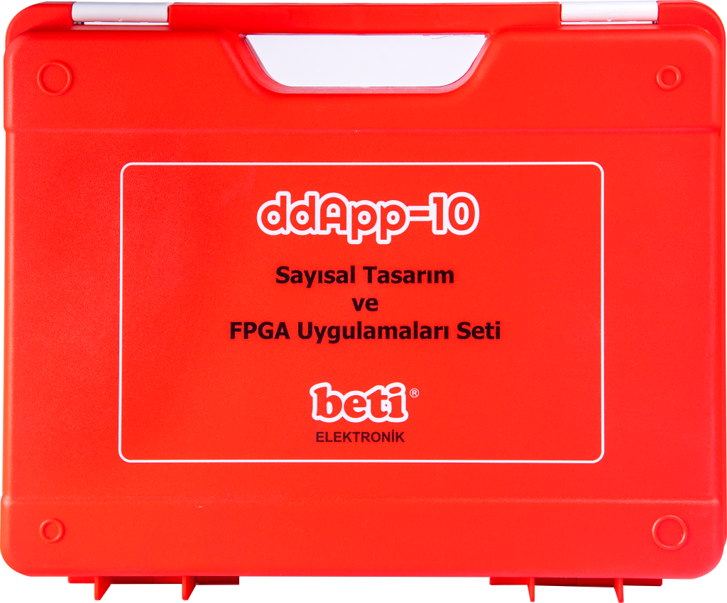 ddApp-10 Sayısal Tasarım ve FPGA Uygulamaları Eğitim Seti Kutusu