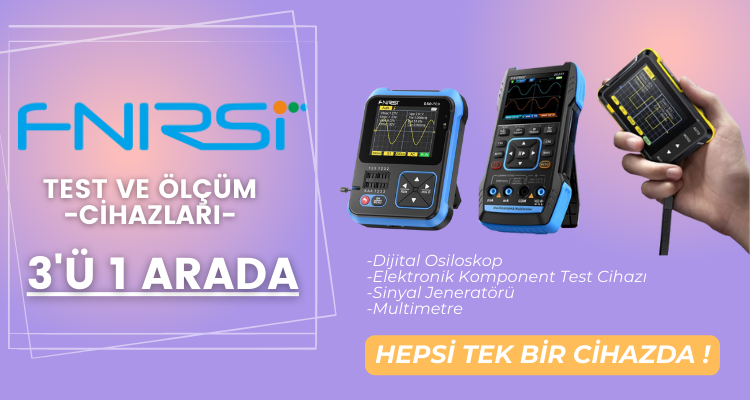 FNIRSI 3'ü 1 arada Test ve Ölçüm Cihazları