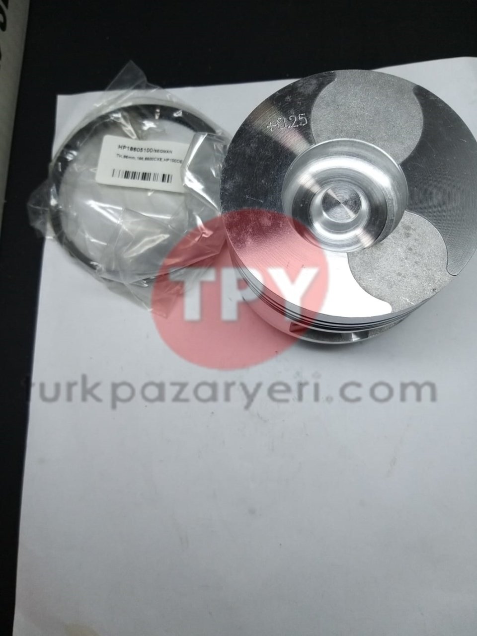PİSTON SEKMAN  HP186FE SU186M 86mm 0.25
