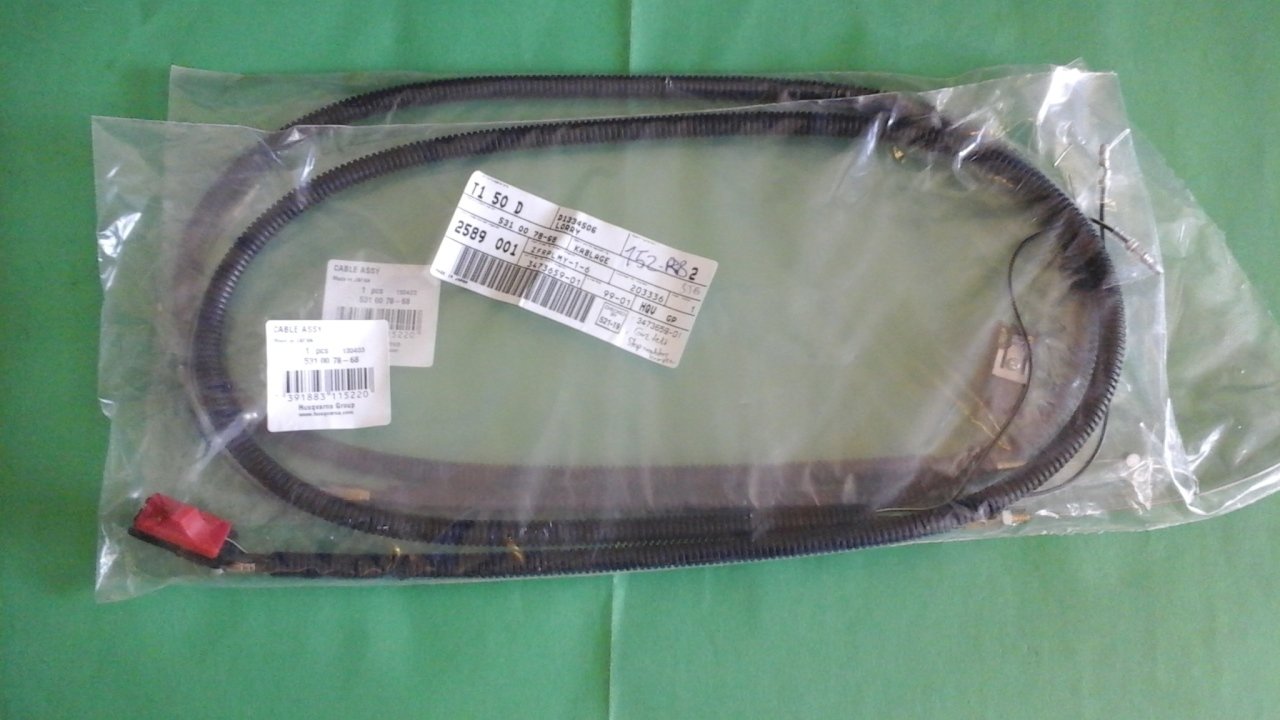 Gaz teli ve stop anahtarı komple 152 RB