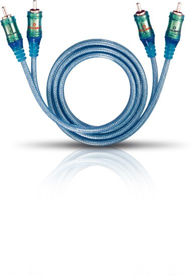 Oehlbach Ice Blue NF Audio RCA Cable (1 METRE)