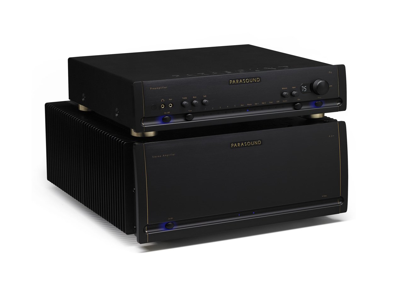 Parasound Halo P6 ve A 21+ Stereo Pre-Power Amplifier Takım