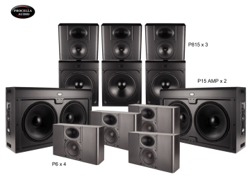 Procella Audio P815 - 7.2 Kanal Hoparlör Seti