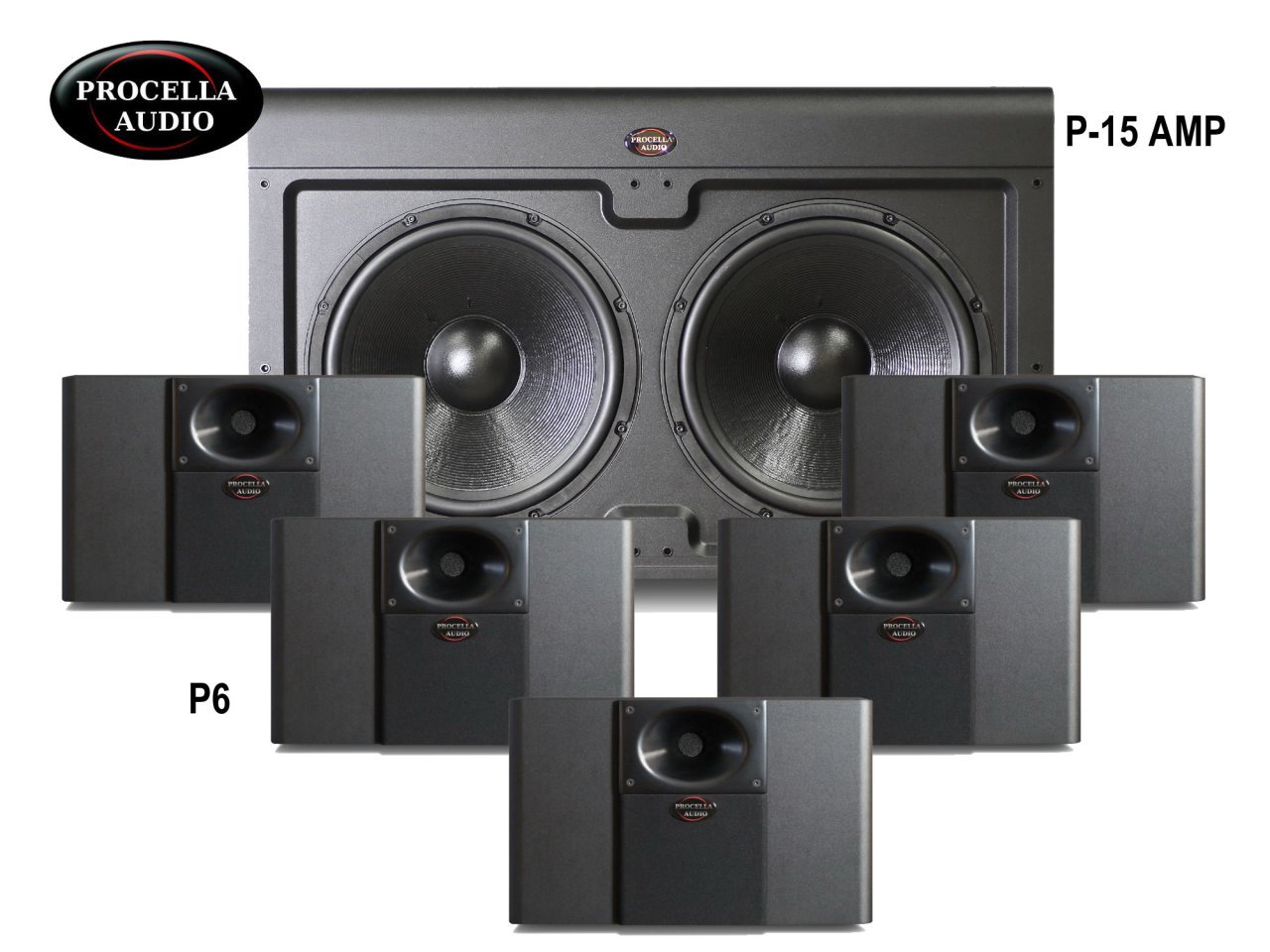 Procella Audio P6 Profesyonel Ev Sinema Hoparlör Sistemi