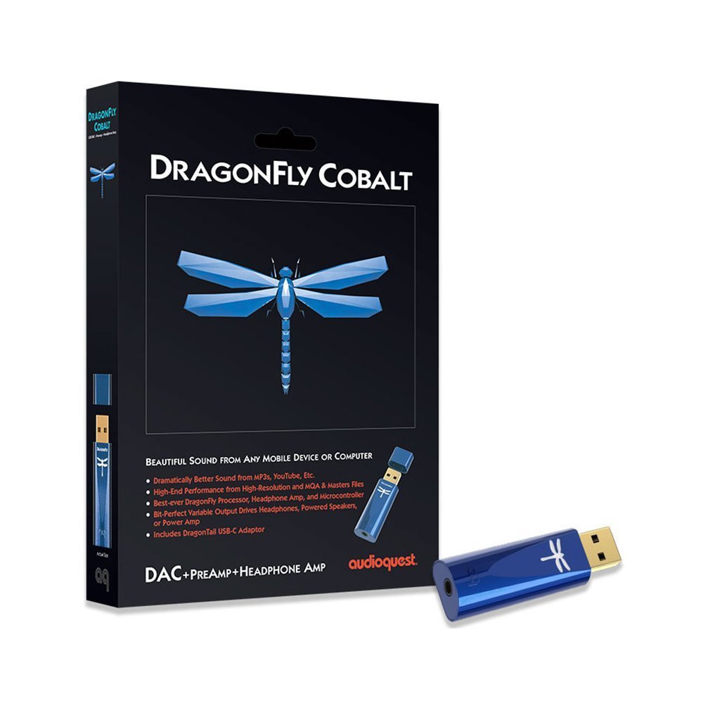 AudioQuest DragonFly Cobalt USB DAC + Preamp + Headphone Amp