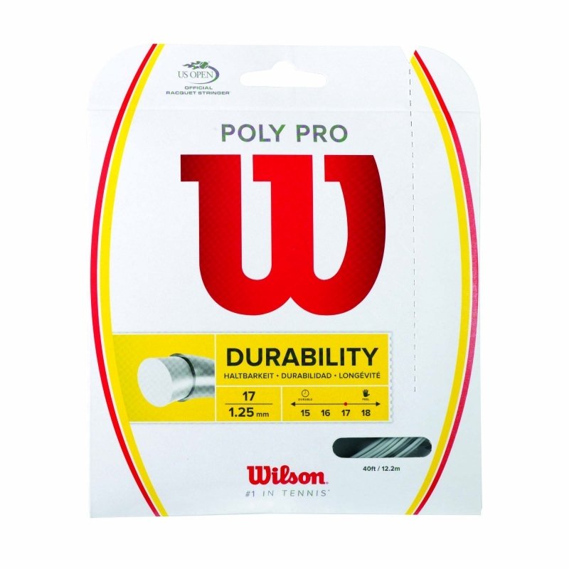 Wilson Kordaj Poly Pro 17 Set Gümüş ( WRZ922900