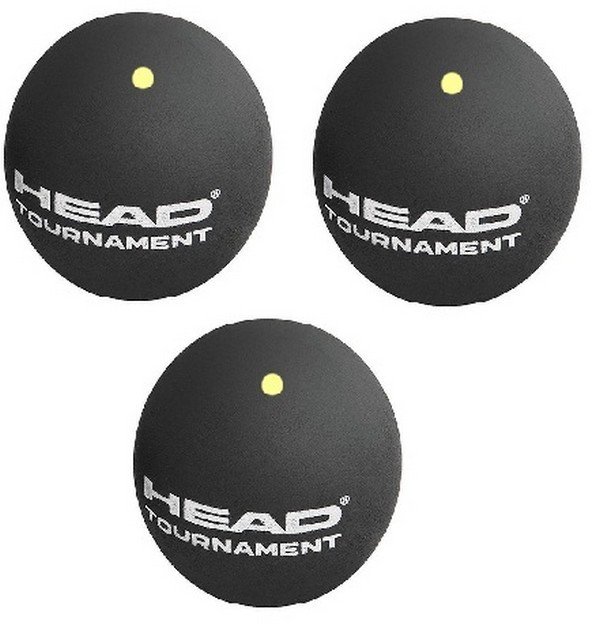 Head Tournament 3'lü Squash Ball tek sarılı