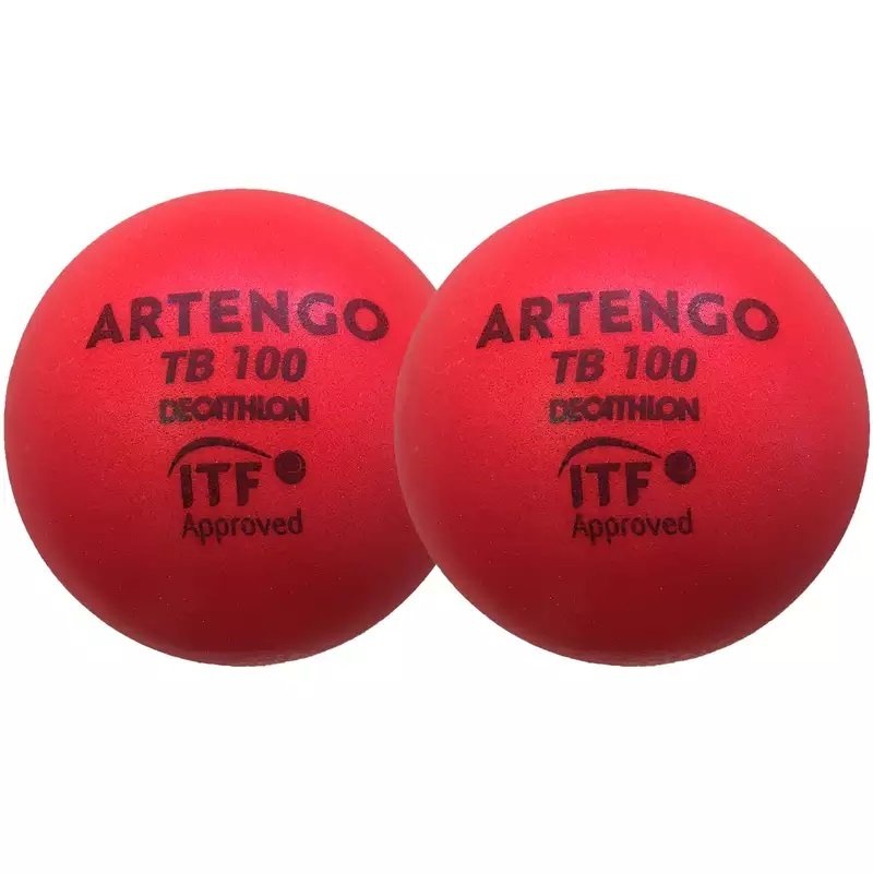 Artengo TB100 Sünger Tenis Topu - 9 CM - 2 Lİ RENKLİ