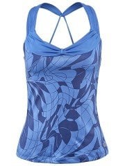 Wilson W Spring Art Athletic Tank Bayan Tenis Kıyafeti - Mavi