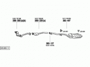 BMW 3.18 - 3.20D ARKA EGZOZ. E46 (2001 -05)