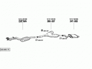 BMW E39 MIDDLE EXHAUST 5.20İ - 5.23İ