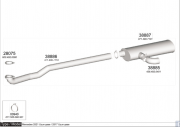 MERCEDES TRUCK FRONT PIPE EXHAUST 2521