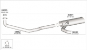 MERCEDES DAMPER ÖN BORU EGZOZ 2521