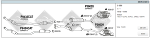 MERCEDES E CLASS CATALYTIC CONVERTER E240 - E280 - E320 (1997 - 03)