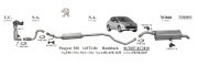 PEUGEOT 308 ARKA EGZOZ.1.6VTİ 2008 >......
