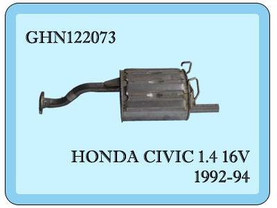 Honda Civic si Rear Exhaust 1.4İ HB