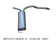 RENAULT TRAFIC II REAR EXHAUST 1.9 DCI 2001>...