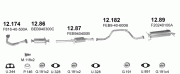 MAZDA 626 FRONT PIPE EXHAUST 2.0I