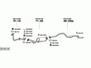 MAZDA E2200 MIDDLE EXHAUST 2.5