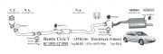 HONDA CİVİC  ARKA EGZOZ 1.3-1.5 (HB.) (1991 - 06)