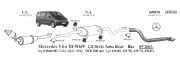 MERCEDES VITO - VIANO CATALYTIC CONVERTER.W639 2.2 CDI (2003 - 09)