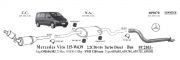 MERCEDES VITO - VIANO CATALYTIC CONVERTER.W639 2.2 CDI (2003 - 09)