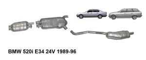 BMW 5.20İ Exhaust System E34 (1989 - 96)