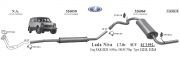 LADA NIVA FRONT PIPE EXHAUST 1.6İ - 1.7İ