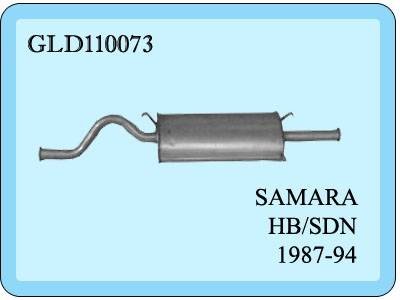 Lada Samara Rear Exhaust