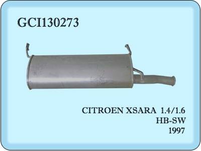 Citroen Xsara Rear Exhaust