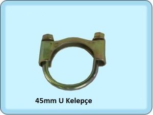 45mm U Exhaust Clamp M8