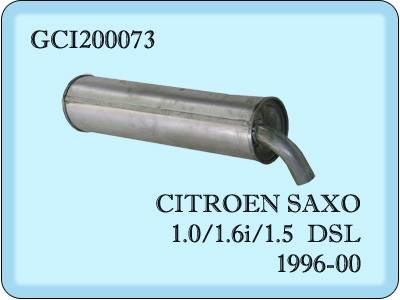 Cıtroen Saxo Arka Egzoz 1.5 / 1.0 - 1.6i 1996-00