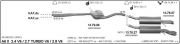 AUDI A6 CATALYTIC CONVERTER 4B / Avant (rechts) *