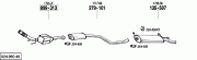 CİTROEN XSARA ARKA EGZOZ  1.9 DSL / 1.4 - 2.0 HDİ