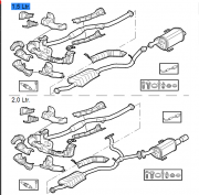 SUBARU IMPREZA REAR EXHAUST. 1.5 2009>...