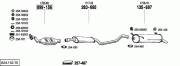 CITROEN XANTIA MIDDLE EXHAUST 1.8/2.0