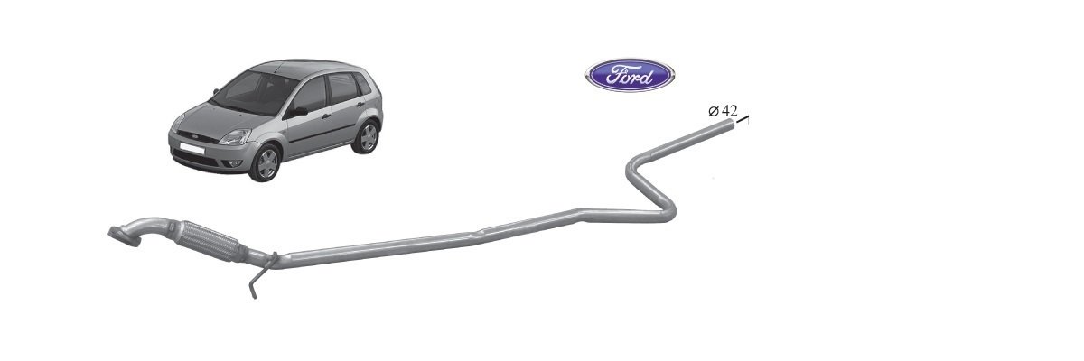 FORD FİESTA  ORTA EGZOZ (Benzinli) 2001>...