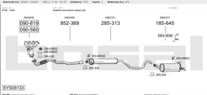 OPEL ZAFIRA CATALYTIC CONVERTER 1.6I , 1.8 Z18XEP