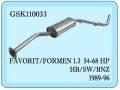 Skoda Formen Middle Exhaust