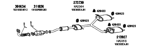 HONDA ACCORD ARKA EGZOZ (Sağ Taraf) 2.4İ 16V Sedan CL9 - CM2 2003 >..