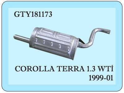 Toyota Terra Arka Egzoz  1.3 WTİ (99-01)