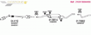 MERCEDES VITO CATALYTIC CONVERTER.W639 2.2 CDI (2004 - 09)