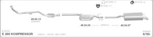 MERCEDES-BENZ E-CLASS CATALYST (W210) E 200 Compressor (210.048) (2000 - 03)