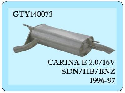 Toyota Carina Arka Egzoz  2.0