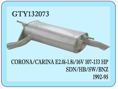 Toyota Corona Arka Egzoz 1.6 - 1.8 - 2.0  (1992-95)
