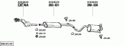 RENAULTMODUS CATALYTIC CONVERTER 1.2 16V 2004>...