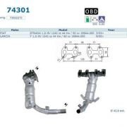 FIAT STRADA KATALİTİK KONVERTÖR 1.2 8V