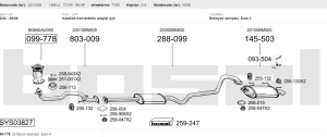 NISSAN ALMERA СРЕДНИЙ ВЫХЛОП 1.5İ 16V HB/SDN 2000>...