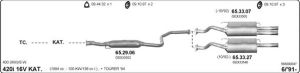 ROVER 420 REAR EXHAUST 2.0 Sedan (1995 - 99)