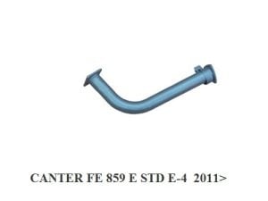 MİTSUBİSHİ  CANTER FE 859 E STD E-4 ÖN BORU EGZOZ 2011>...